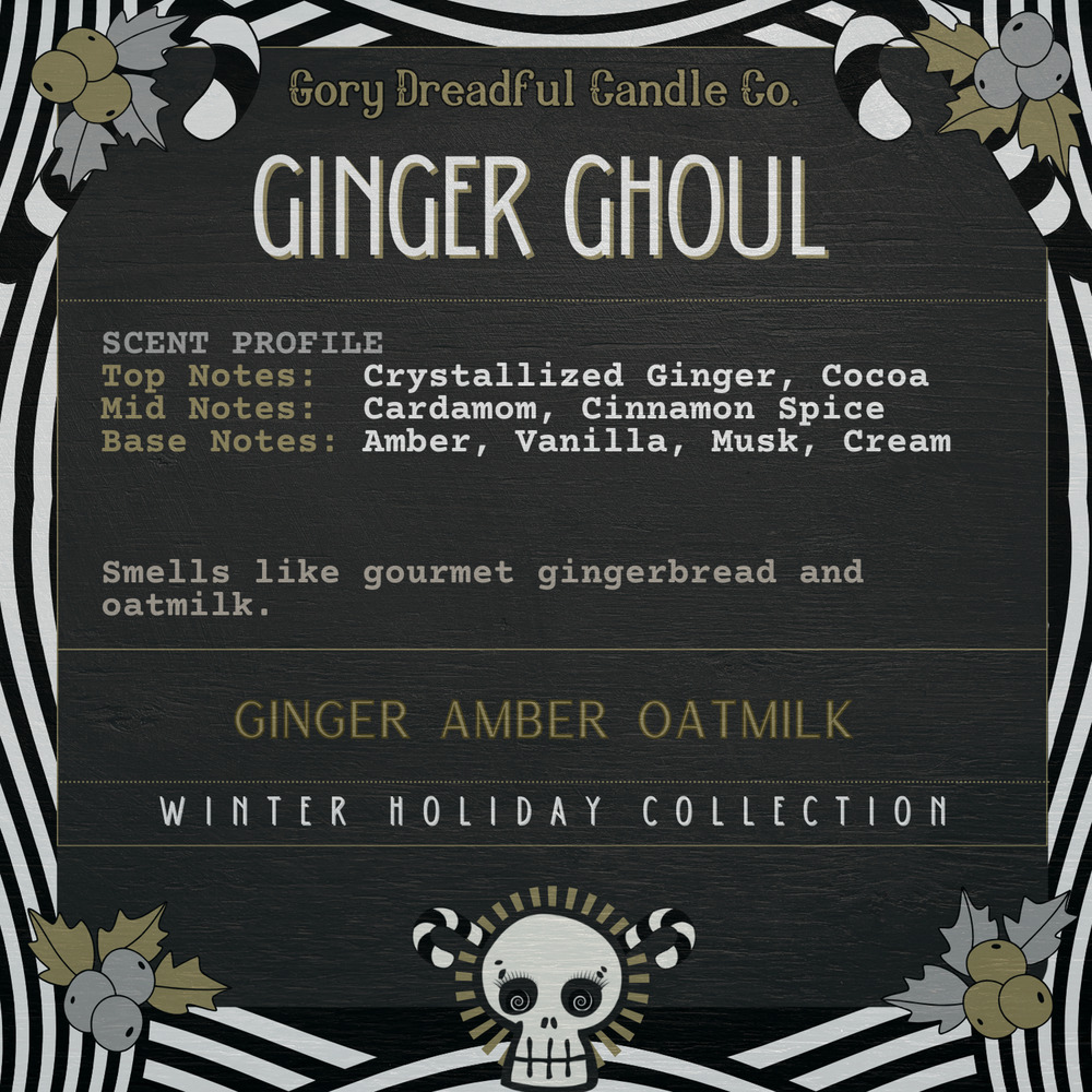 Ginger Ghoul Sizzling Room Salt Crystal Potpourri: Ginger Amber Oatmilk Scent - Picture 2 of 9